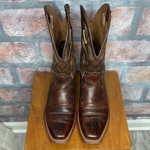 Heritage Roughstock Leather Cowboy Boot